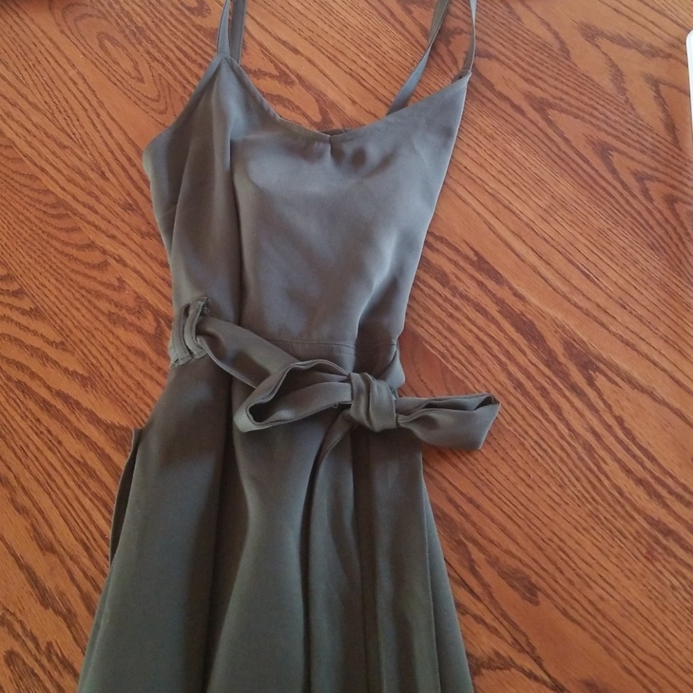 Army green dress